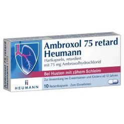 Ambroxol 75 retard Kapseln, 10 St^Heumann Hot