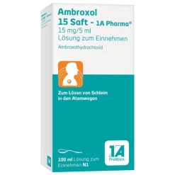 Ambroxol 15 Saft , 100 ml^1A Pharma Hot
