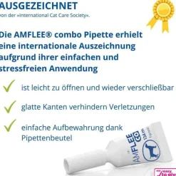 Amflee combo 134/120,6 mg Lösung zum Auftropfen für Hunde 10-20 kg, 3 St- Flöhe, Zecken & Co.