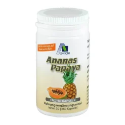 Avitale Ananas Papaya Kapseln, 60 St- Enzyme|Verdauung