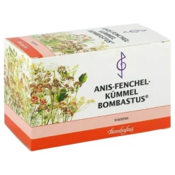 Bombastus Kräutertee|Mittel Gegen Blähungen-Anis Fenchel Kümmel Filterbeutel, 20X2 g