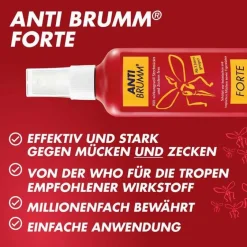 Anti Brumm Mückenspray-forte Pumpzerstäuber, 150 ml