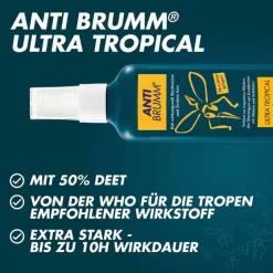 Anti Brumm Mückenspray-Ultra Tropical Spray, 150 ml