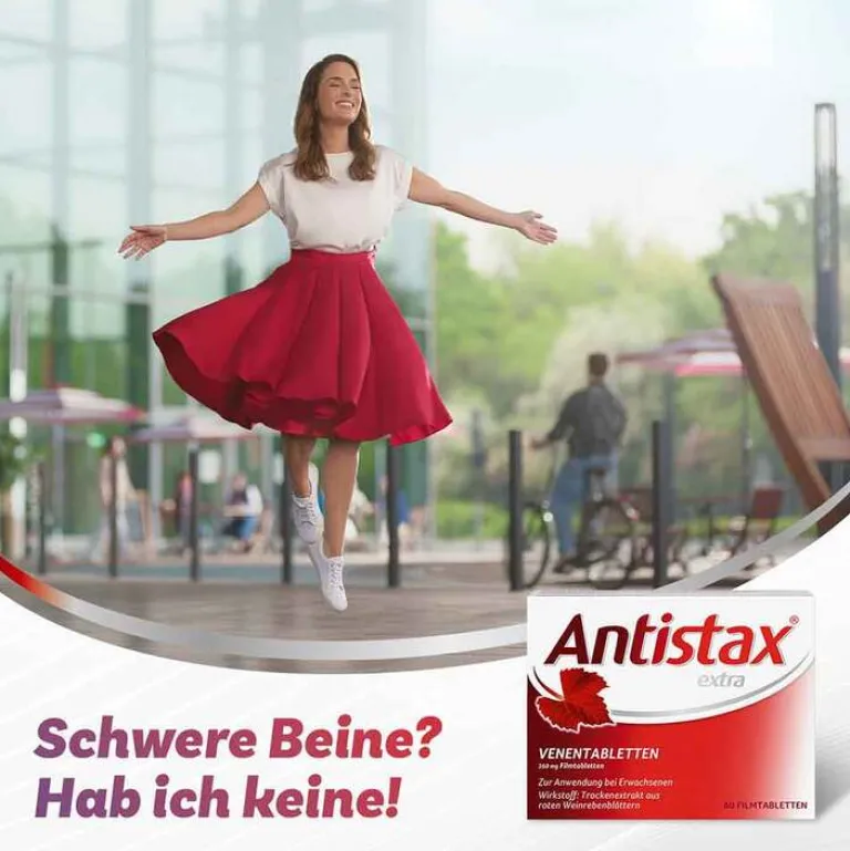 Antistax ® extra Venentabletten bei Krampfadern, 60 St- Venenleiden