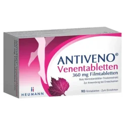 Antiveno Venenleiden-Venentabletten 360 mg Filmtabletten, 90 St