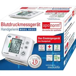 Aponorm ® Mobil Basis Handgelenk-Blutdruckmessgerät, 1 St- Blutdruckmessgeräte