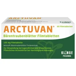 Arctuvan ® Bärentraubenblätter Filmtabletten, 60 St- Blasenentzündung Medikamente