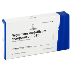Argentum metallicum Präparat D 30 Ampullen, 8 St^Weleda Hot
