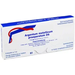 Weleda Argentum metallicum Präparat D 6 Ampullen, 8 St- Erkältung