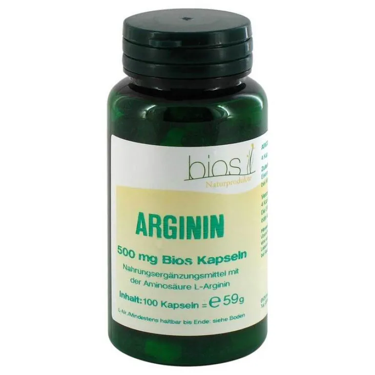 Bios Medical Services Aminosäuren-Arginin 500 mg Bios Kapseln, 100 St