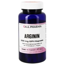 Arginin 500 mg GPH Kapseln, 80 St- Aminosäuren