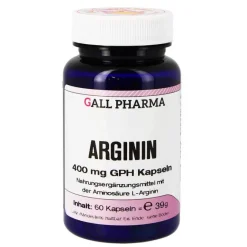 Arginin 400 mg GPH Kapseln, 60 St^Hecht Pharma Clearance