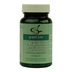 Arginin 400 mg Kapseln, 60 St^Green line Nutritheke Hot
