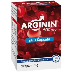Pharma Peter Arginin 500 mg Plus Kapseln, 90 St- Aminosäuren
