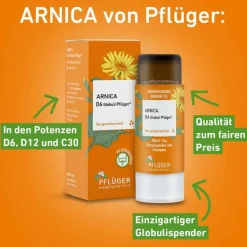 Pflüger Arnica D6 Globuli Dosierspender, 10 g- A