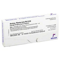 Weleda Verletzungen-Arnica Planta Tota RH D 20 Ampullen, 8X1 ml