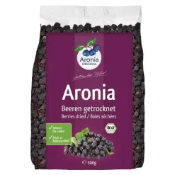 Aronia Original Aroniabeeren getrocknet Bio FH, 500 g- Spezialitäten