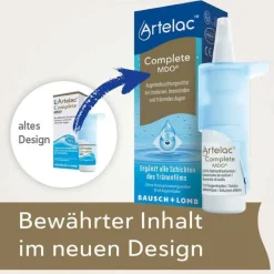 Artelac Augentropfen Trockene Augen-® Complete MDO® Augentropfen für trockene/ tränende Augen, 10 ml