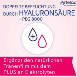 Artelac ® Rebalance Augentropfen für gereizte trockene Augen, 3X10 ml- Augentropfen Trockene Augen