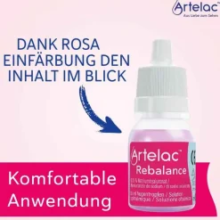 Artelac ® Rebalance Augentropfen für gereizte trockene Augen, 3X10 ml- Augentropfen Trockene Augen