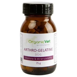 OrganicVet Arthro Gelatine Hund Tabletten, 75 g- Bewegungsapparat
