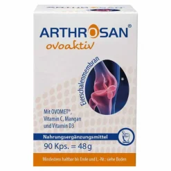 Arthrosan Glucosamin-Chondroitin-ovoaktiv Eierschalenmembran Kapseln, 90 St