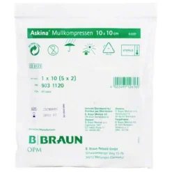 Askina Sterile Kompressen-Mullkompressen 10x10, 5X2 St
