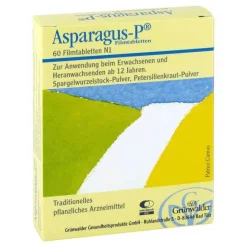 Asparagus-P Entwässernde Medikamente-Asparagus P Filmtabletten, 60 St
