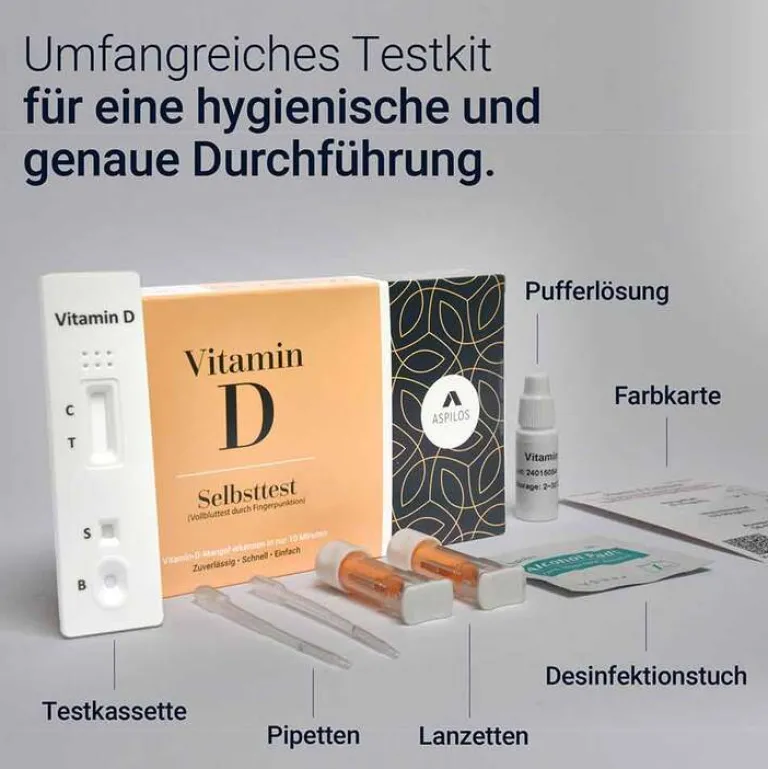 Aspilos Vitamin-D Selbsttest Blut, 1 St^ Clearance