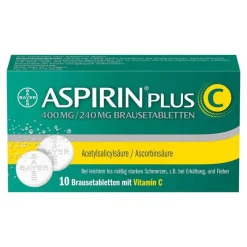 Plus C Brausetabletten, 10 St^Aspirin