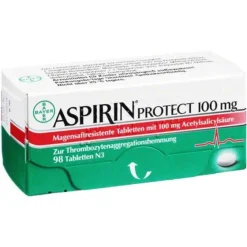 Aspirin Protect 100 mg magensaftresistent Tabletten, 98 St- Blutverdünner Medikamente