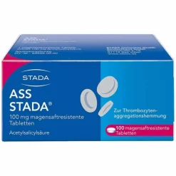 ASS 100 mg magensaftresistente Tabletten, 100 St^Stada Clearance