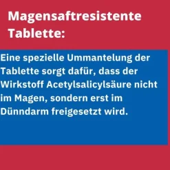 TAD Blutverdünner Medikamente|Acetylsalicylsäure (Ass)-ASS 100 mg protect magensaftresistent Filmtabletten, 50 St