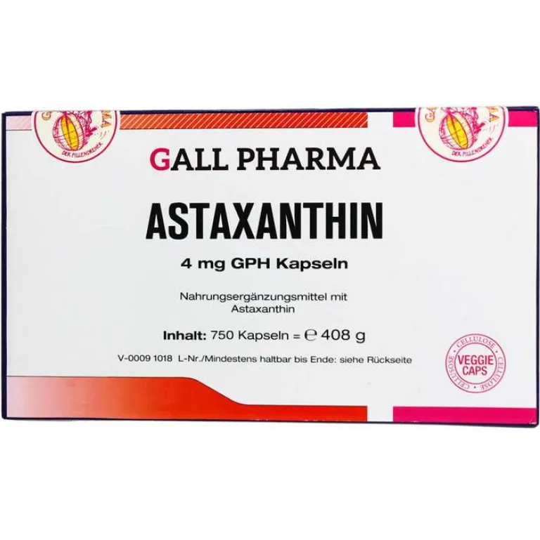 Astaxanthin 4 mg GPH Kapseln, 750 St- Astaxanthin