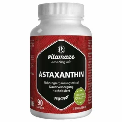 Vitamaze Astaxanthin 4 mg vegan Kapseln, 90 St- Astaxanthin
