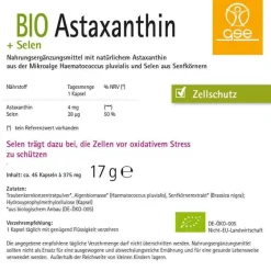 GSE Astaxanthin-Astaxanthin + Selen Bio Kapseln, 45 St