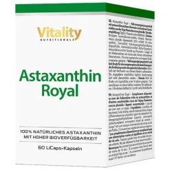 Vision Healthcare Astaxanthin Royal 6 mg hochdosiert vegan Kapseln, 60 St- Astaxanthin