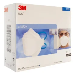 Atemschutzmaske 1862 + ohne Ventil Aura FFP2, 20 St^3M