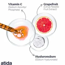 Atida Gesichtsmasken Für Ein Gepflegtes Hautbild-Vitamin C Tuchmaske, 1 St
