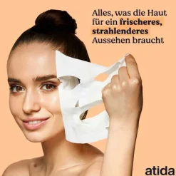Atida Gesichtsmasken Für Ein Gepflegtes Hautbild-Vitamin C Tuchmaske, 1 St
