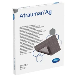 Atrauman Sterile Kompressen-Ag 10x10 cm steril Kompressen, 10 St