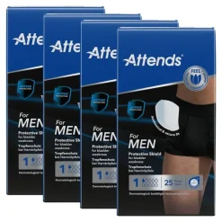 Attends for men Shield 1, 4X25 St- Ein- & Vorlagen