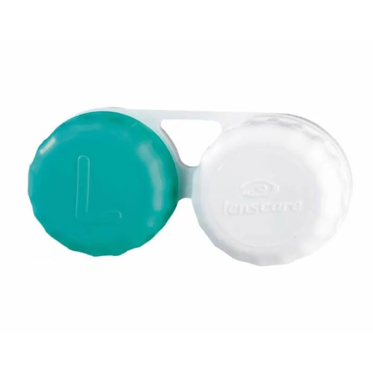 Lenscare Aufbewahrungsbehälter flach 2 Kammern, 1 St- Kontaktlinsenzubehör