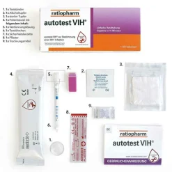 Ratiopharm Hiv Selbsttest-Autotest VIH HIV-Selbsttest , 1 St