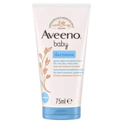 Aveeno baby Dermexa Gute Nacht Emollientien Balsam, 75 ml-Kinder Haut- & Haarpflege|Cremes & Balsame