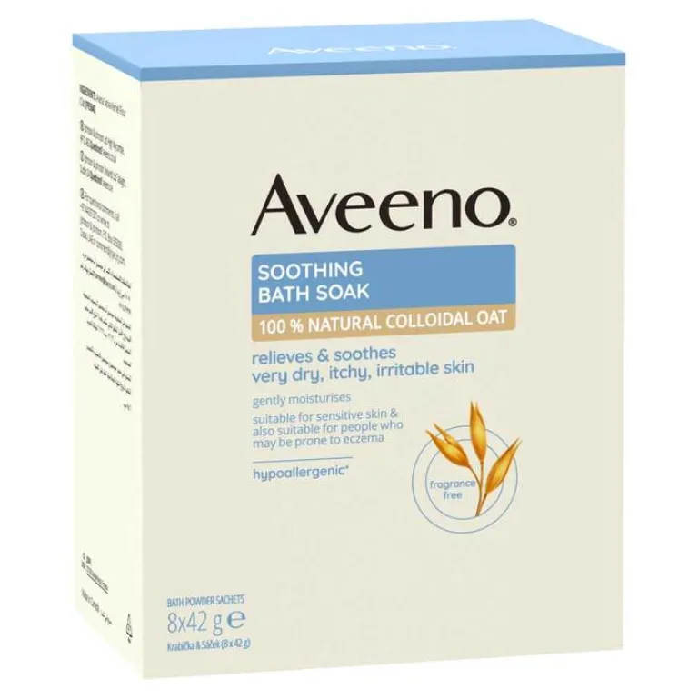 Aveeno Beruhigender Badezusatz, 8X42 g- Bäder