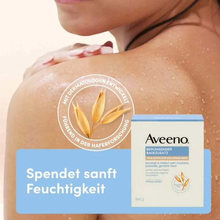 Aveeno Beruhigender Badezusatz, 8X42 g- Bäder