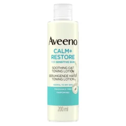 Aveeno Gesichtswasser & Tonika-Calm + Restore beruhigende Hafer Toning Lotion, 200 ml