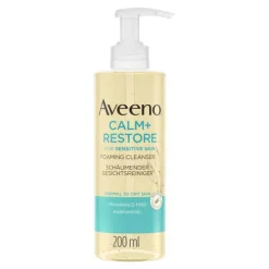 Aveeno Reinigung|Anwendung-Produktarten-Calm + Restore schäumender Gesichtsreiniger, 200 ml
