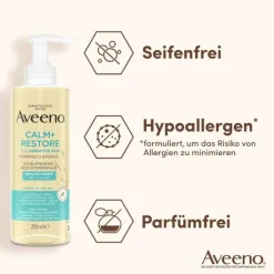 Aveeno Reinigung|Anwendung-Produktarten-Calm + Restore schäumender Gesichtsreiniger, 200 ml